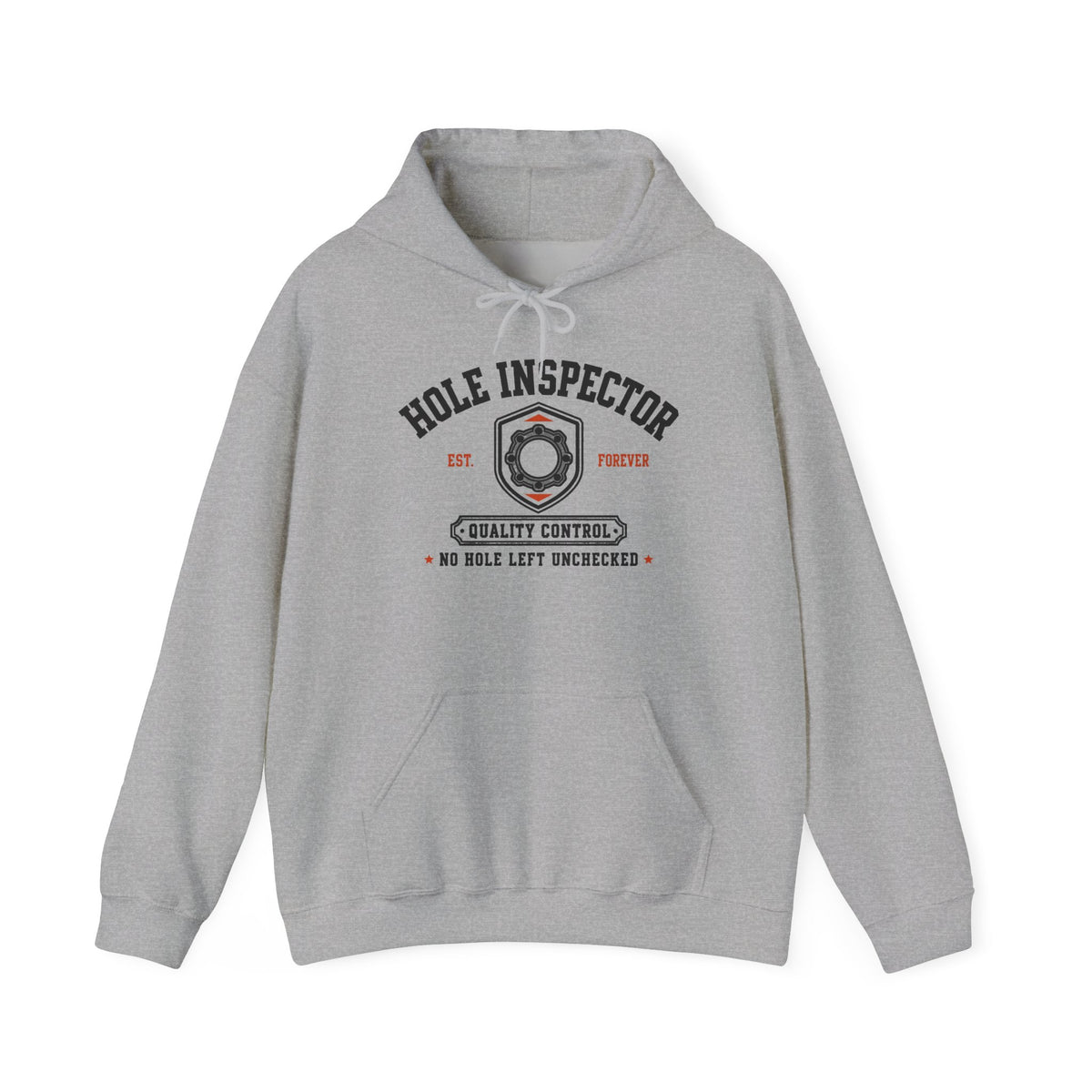 The Hole Inspector Front Graphic Hoodie