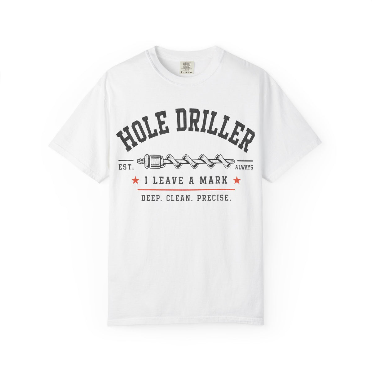 The Hole Driller Front Graphic Tee