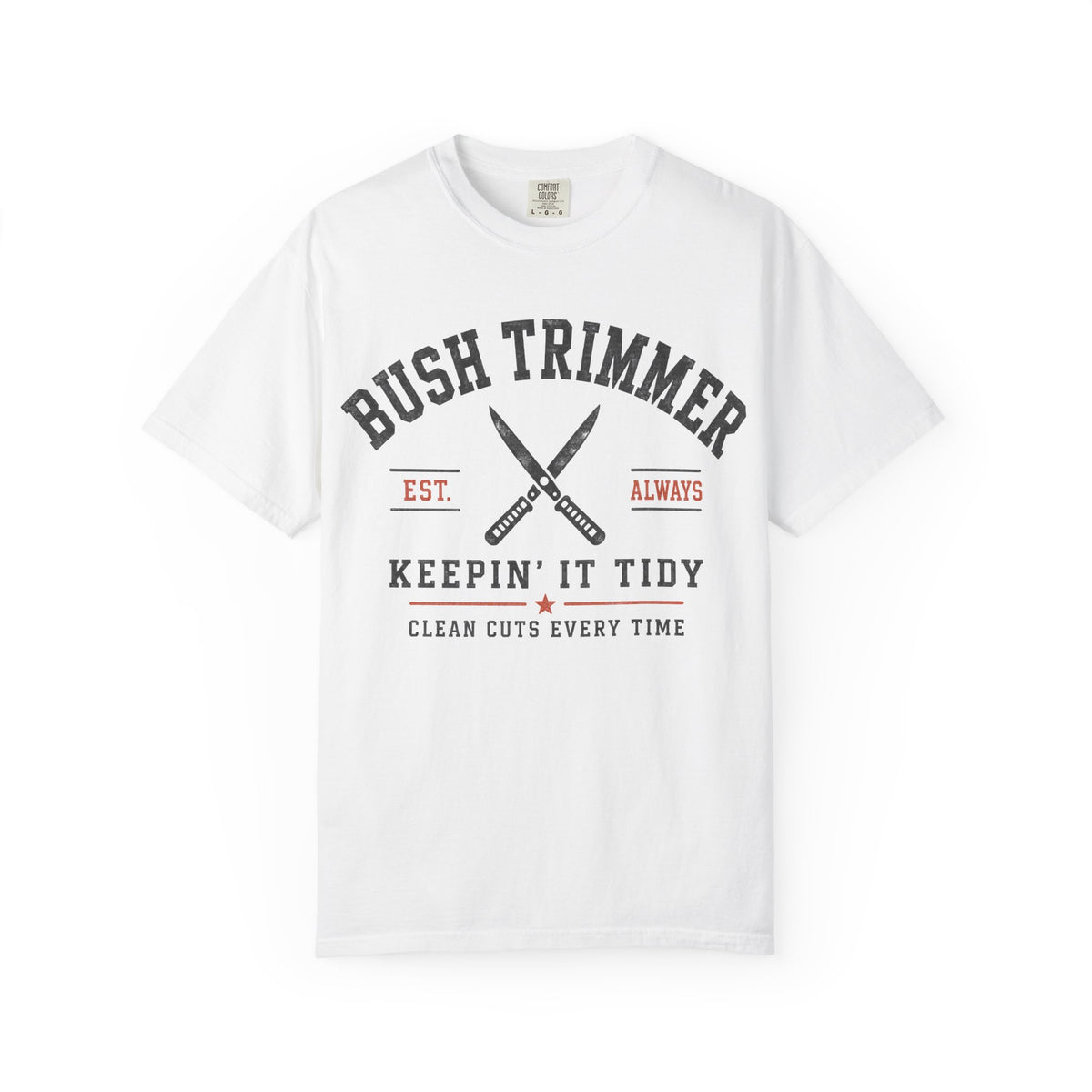 The Bush Trimmer Front Graphic Tee