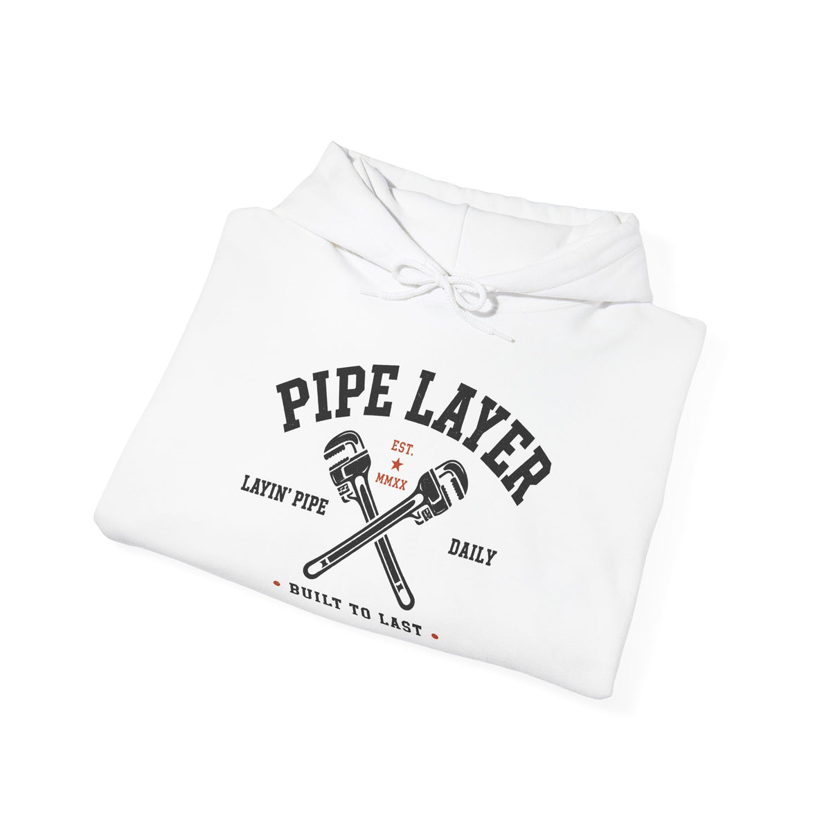 The Pipe Layer Front Graphic Hoodie