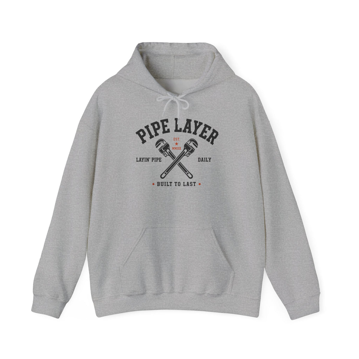 The Pipe Layer Front Graphic Hoodie