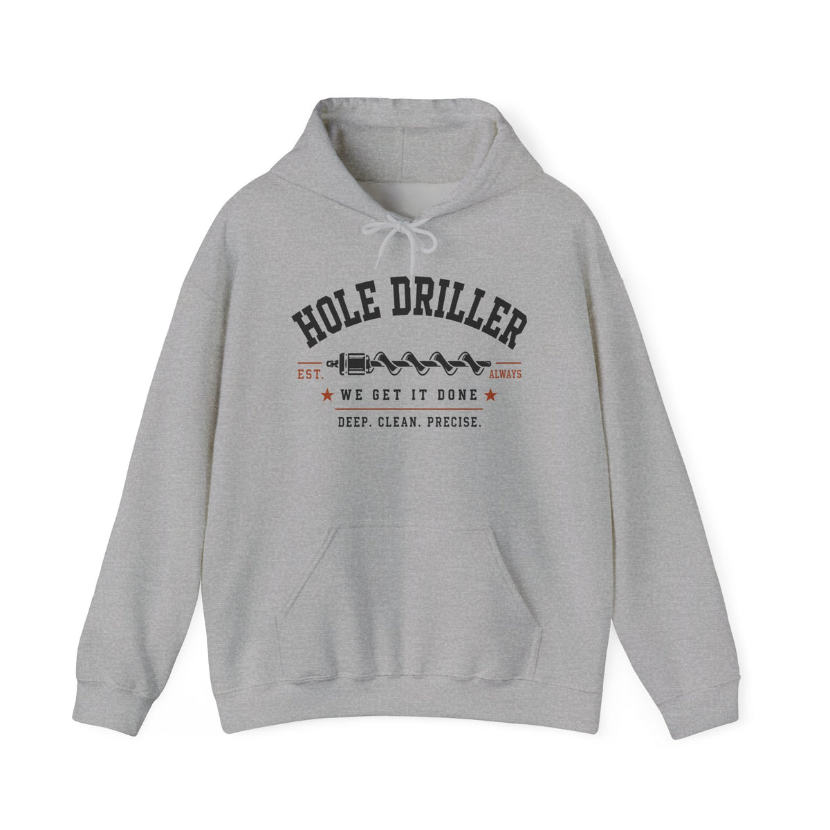 The Hole Driller Front Graphic Hoodie