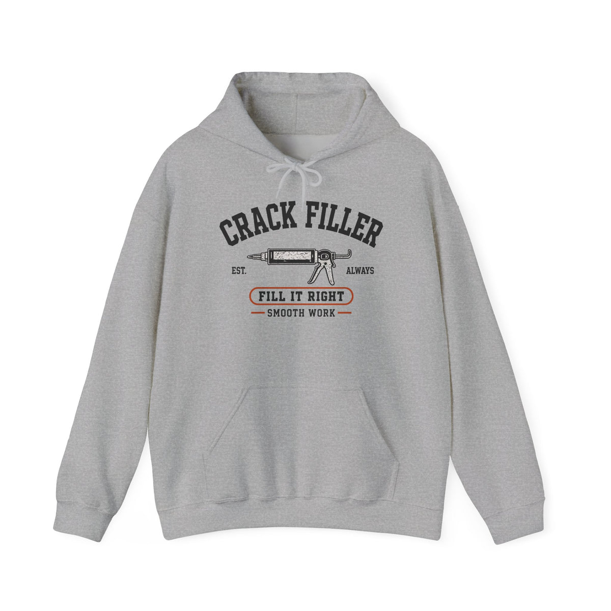 The Crack Filler Front Graphic Hoodie