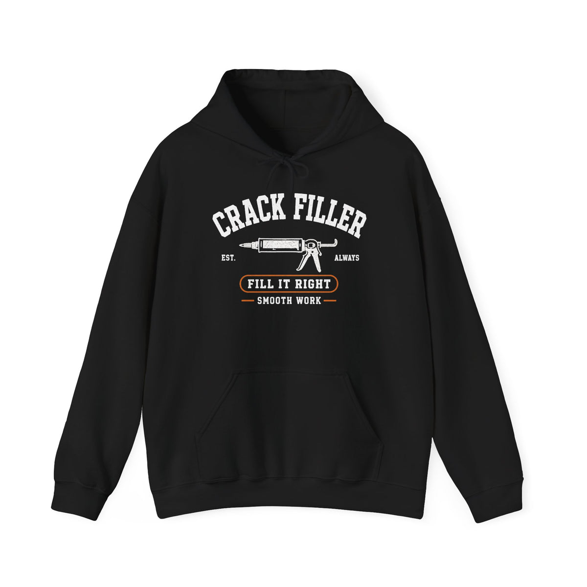 The Crack Filler Front Graphic Hoodie