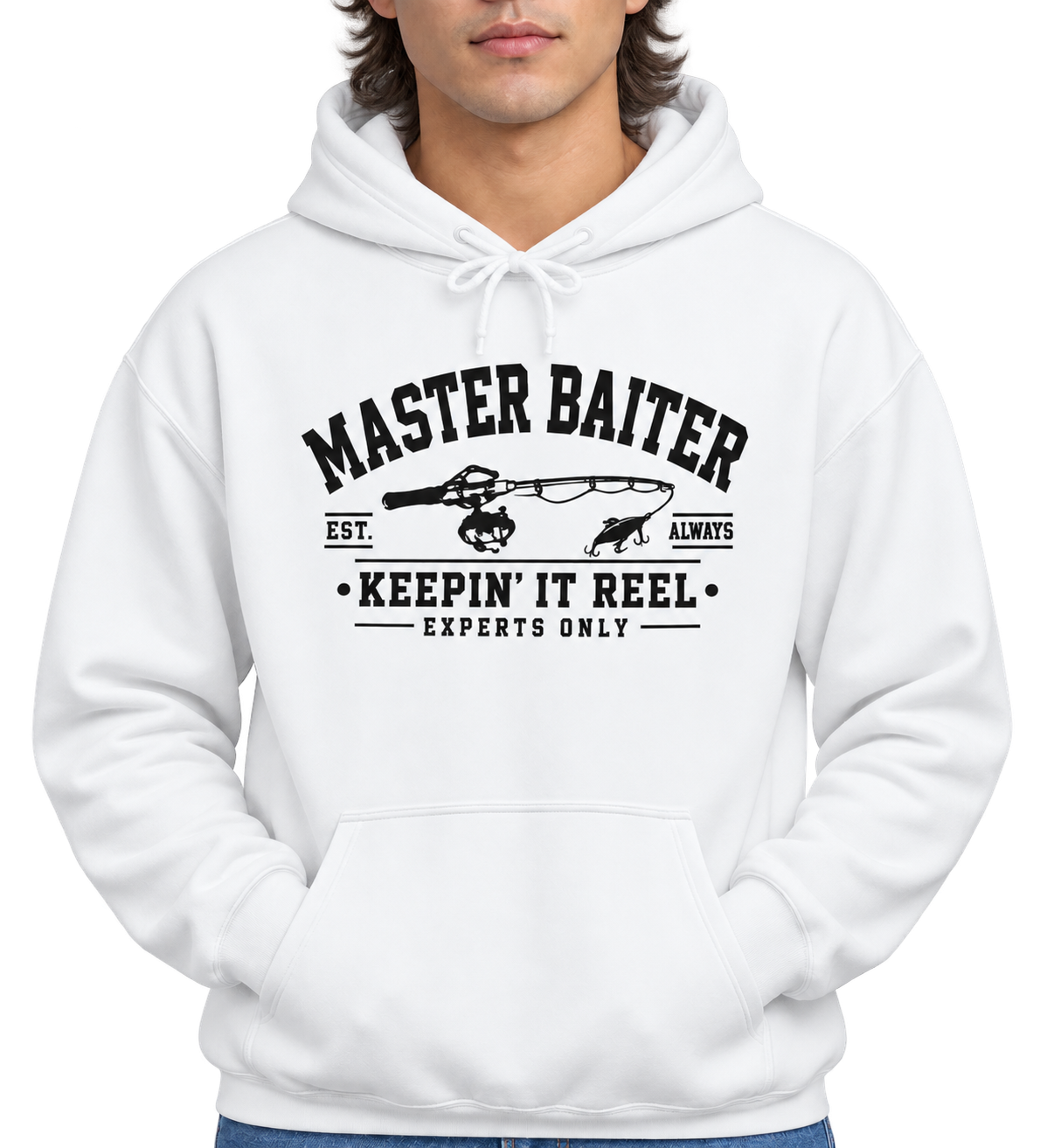 The Master Baiter Front Graphic Hoodie