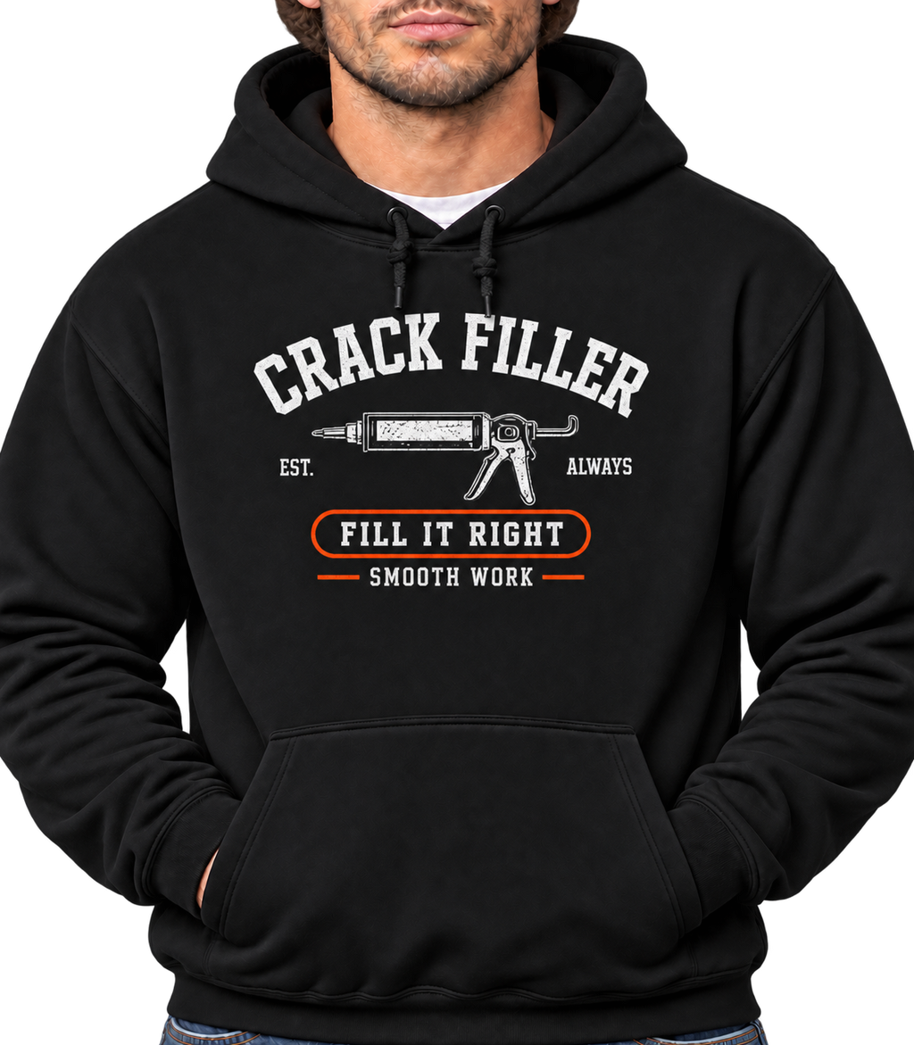 The Crack Filler Front Graphic Hoodie
