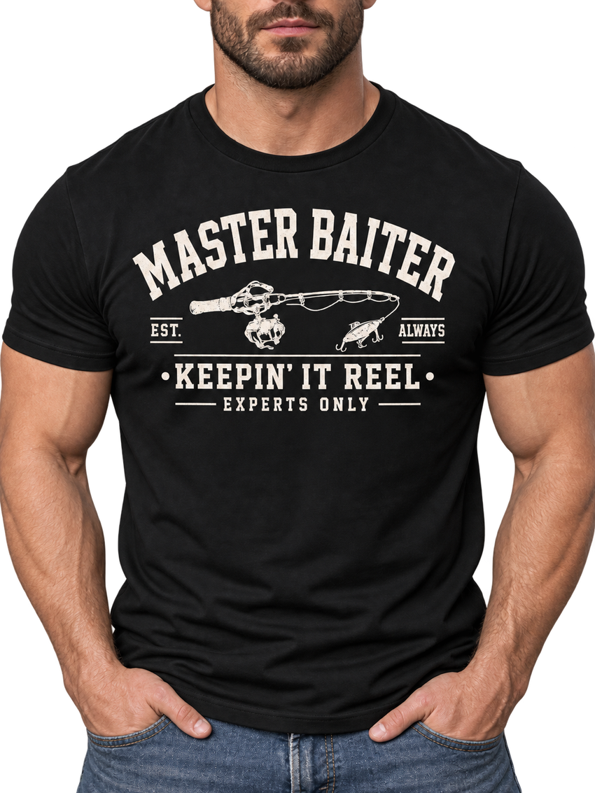 The Master Baiter Front Graphic Tee