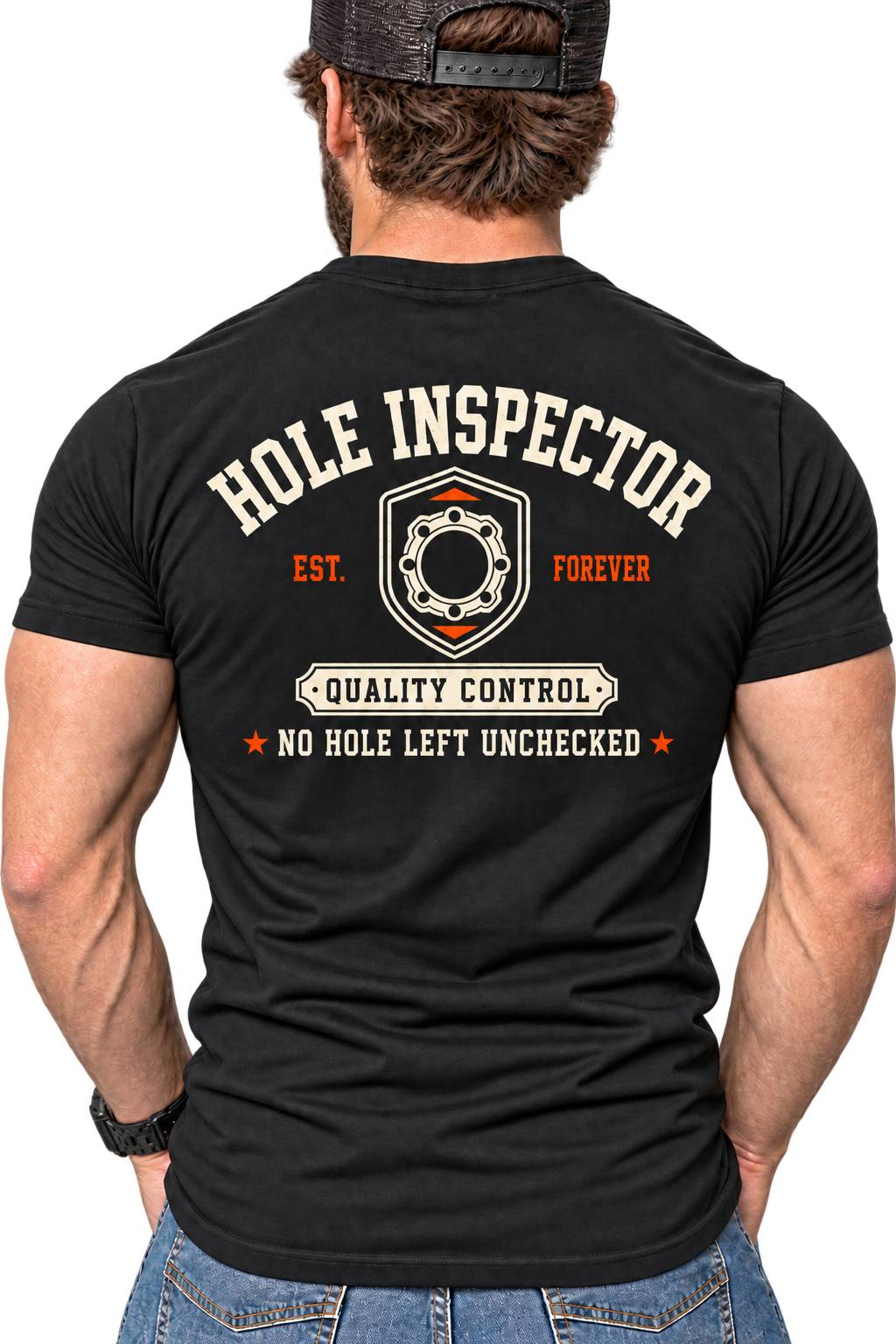 The Hole Inspector Back Graphic Tee