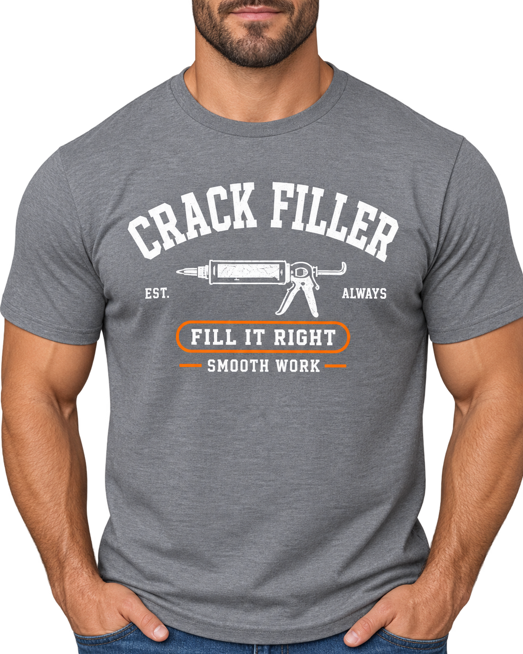 The Crack Filler Front Graphic Tee