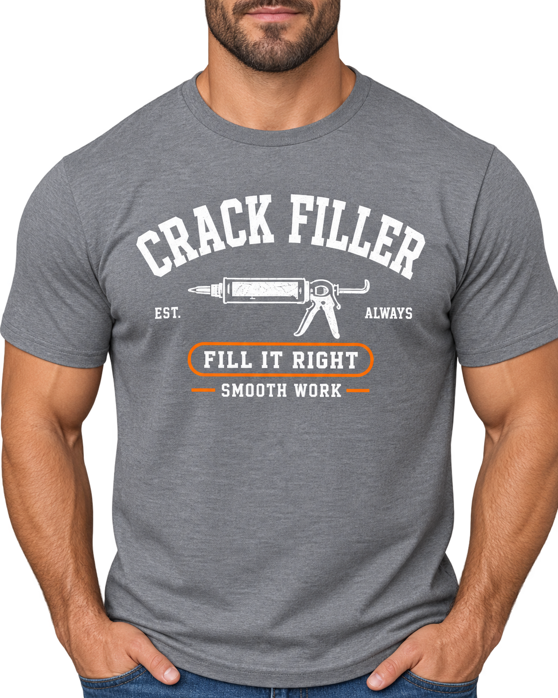 The Crack Filler Front Graphic Tee