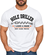The Hole Driller Front Graphic Tee